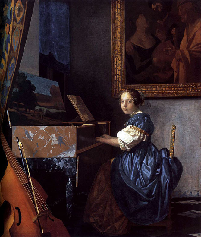 Lady Seated at the Virginal 
